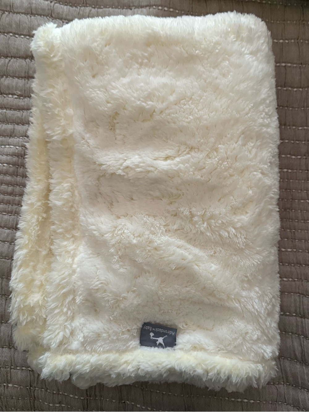 Adirondack Baby Faux Fur Blanket Cream NWOT